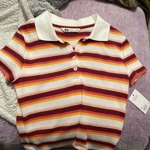 SO polo short sleeve shirt